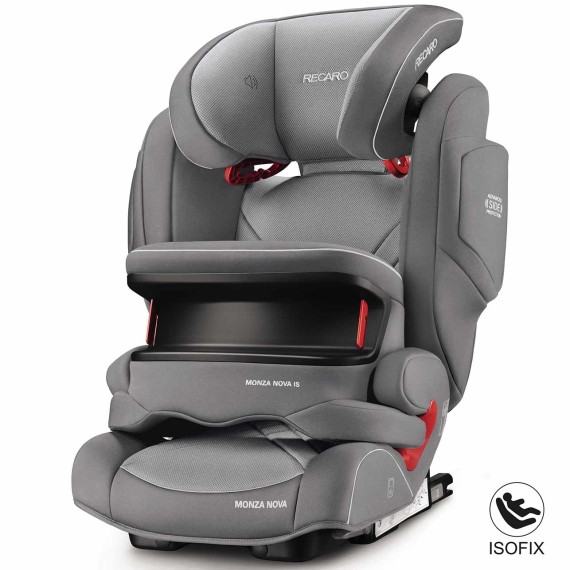 

Автокрісло RECARO Monza Nova IS Aluminium Grey, Серый