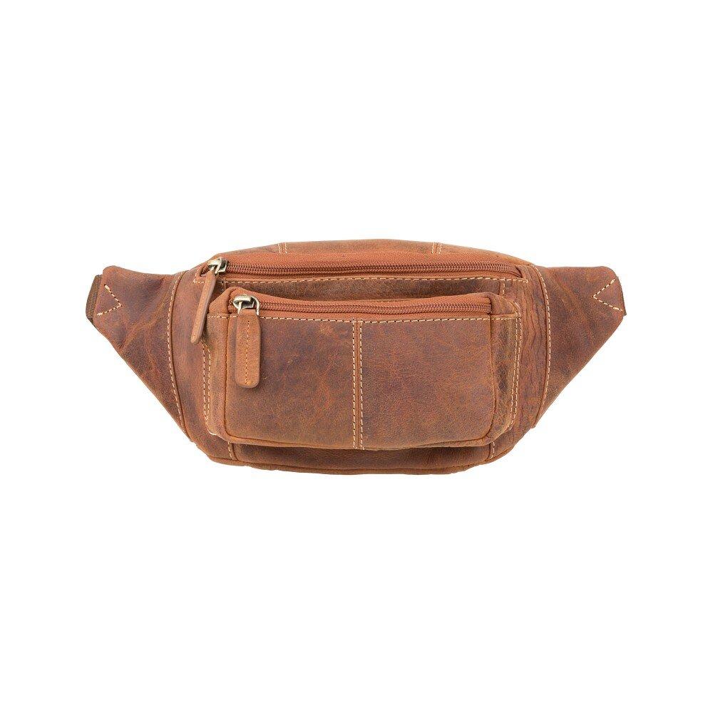 

Мужская кожаная сумка на пояс Visconti 720 Bumbag (Oil Tan), Коричневый