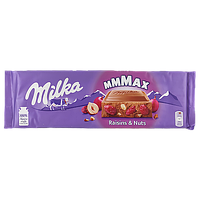 Шоколад Мілка виноград та горіх Milka mmMax trauben nuss 300g 15шт/ящ (Код : 00-00003694)