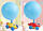 Воздушные гонки Реактивные машинки с надувными шариками Воздушные машинки с насосом-катапультой, фото 10
