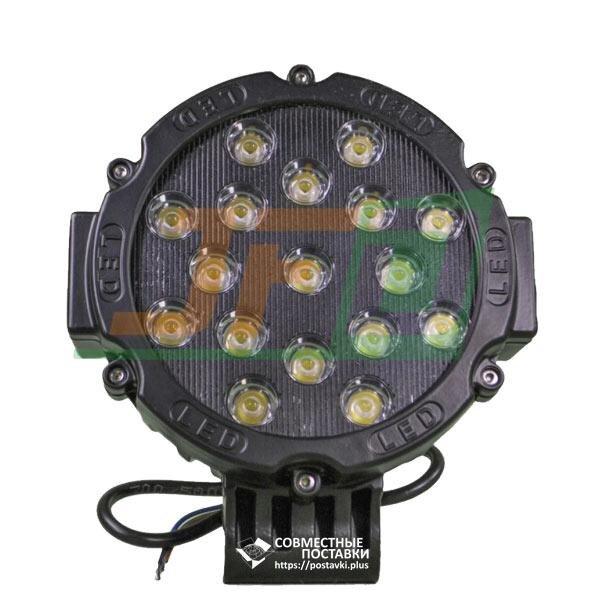 

51W / 60 (17 x 3W / широкий луч, круглый корпус) 3740 LM LED фара рабочая 1056 (GY-017Z03)