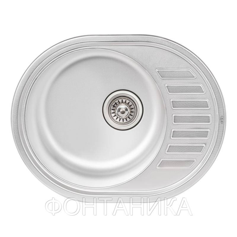 

Кухонная мойка Qtap 5745 Micro Decor 0,8 мм (QT5745MICDEC08), Сталь