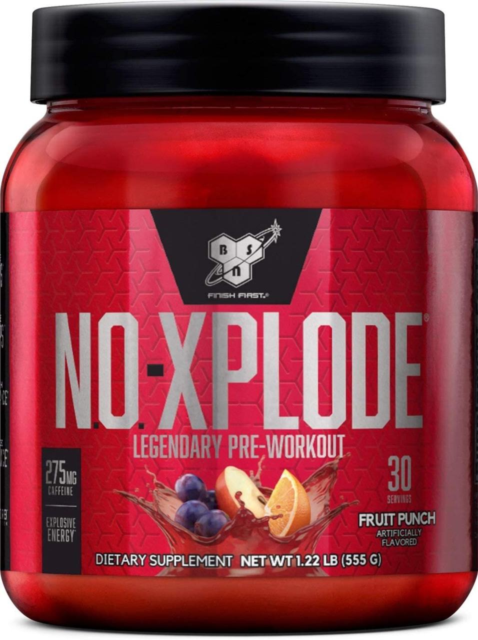 

Предтренировочный комплекс N.O.-Xplode 3.3 Pre-Workout BSN фруктовый пунш 555 г