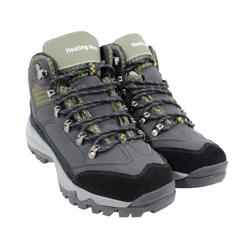 Мужские ботинки с подогревом подошвы на магнитной зарядке HotShoes 901 Black 42 (6024-20214), Черный