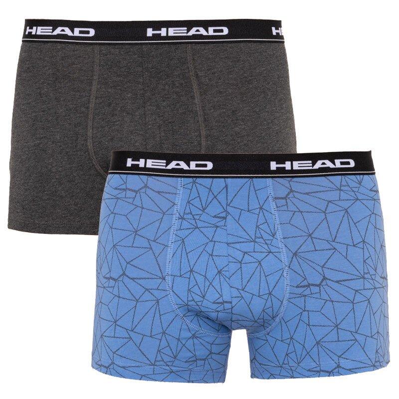 

Набор трусов-боксеров Head Mesh Print Boxer 2шт/уп — размер XL, 8718824735382, Голубой;серый