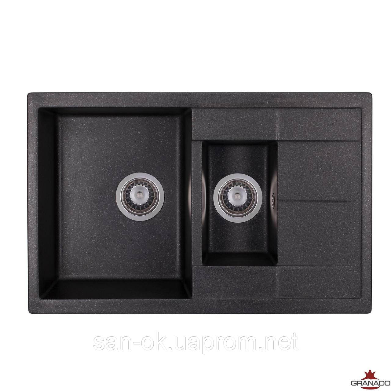 

Кухонная мойка GRANADO LEON black shine 1001