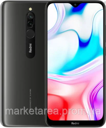 

Смартфон с хорошей двойной камерой и мощной батареей Xiaomi Redmi 8 black 3/32Gb Global (Гарантия 12 мес, Черный