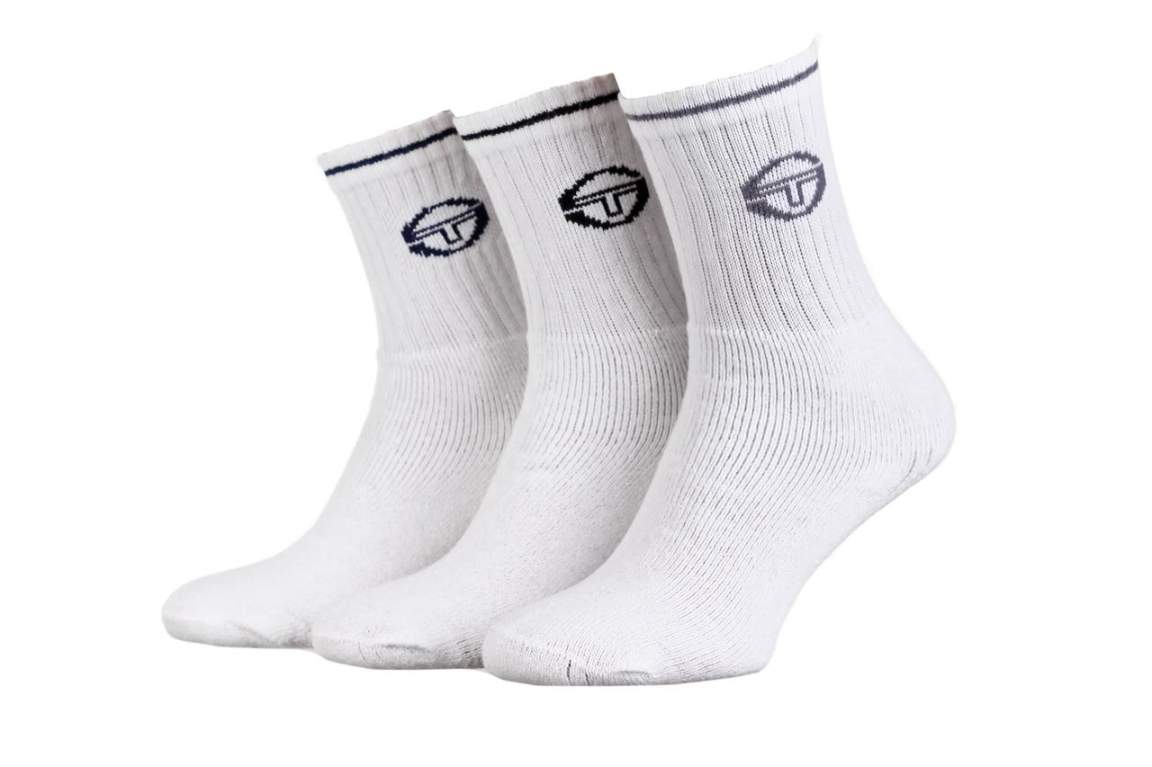 

Носки Sergio Tacchini 3-pack white — 83024555-1, 31-34, 3349600132917, Белый