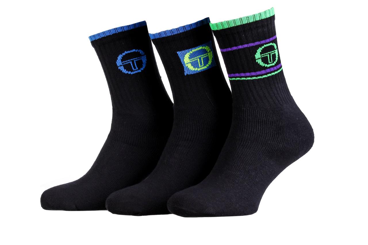 

Носки Sergio Tacchini 3-pack blue/gren — 13520106-1, 38-41, 3349600139619, Синий;зеленый