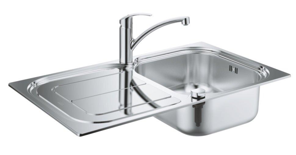 

Набор кухонная мойка Grohe EX Sink 31565SD0 K300 и смеситель Eurosmart 33281002