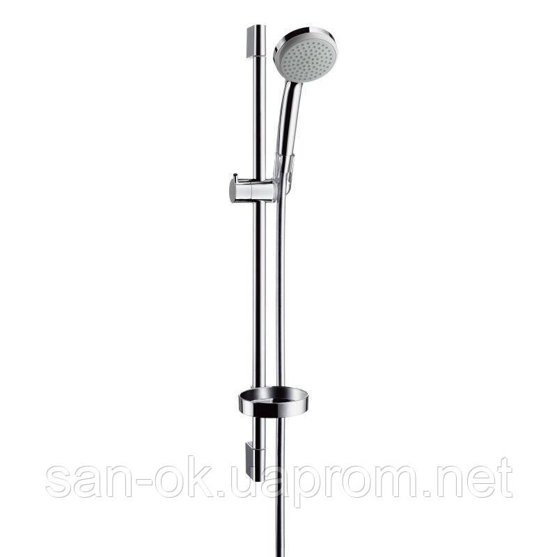 

Душевой гарнитур Hansgrohe Croma 100 1 Jet/Unica'C 65 см 27717000, Хром