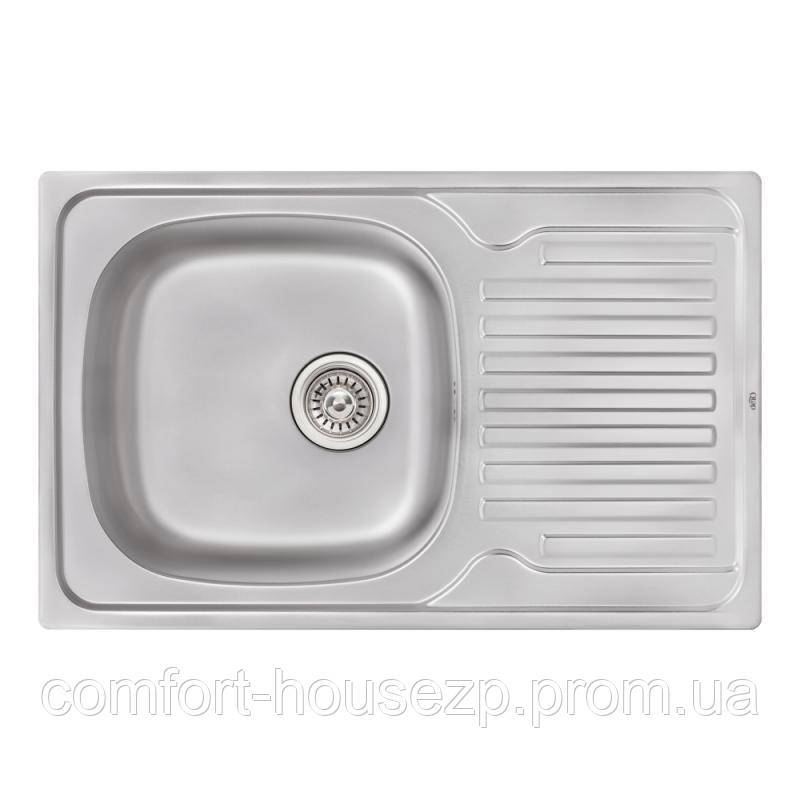 

Кухонна мийка Qtap 7850 Satin 0,8 мм (QT7850SAT08)