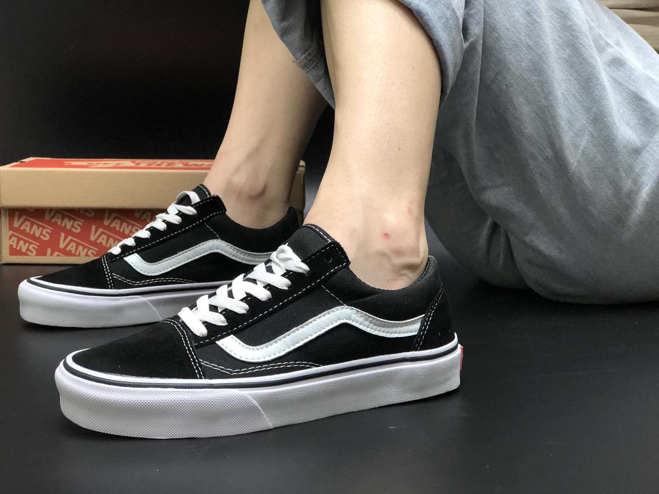 

Женские черные Кеды Vans Old Skool 39, Черный