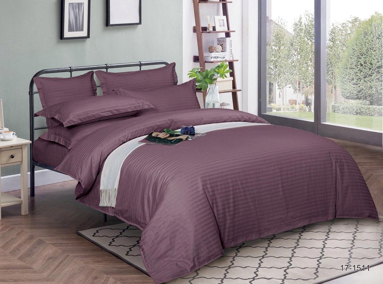 

Простынь на резинке Сатин U-tek Home Sateen Stripe Bordo 100х200, Бордовый