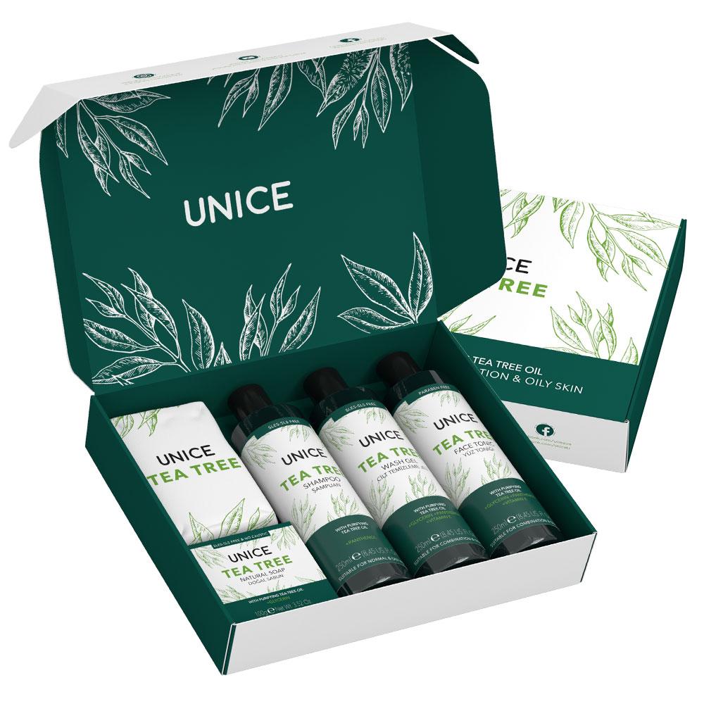 

Подарочный набор Unice Tea Tree для жирной и проблемной кожи