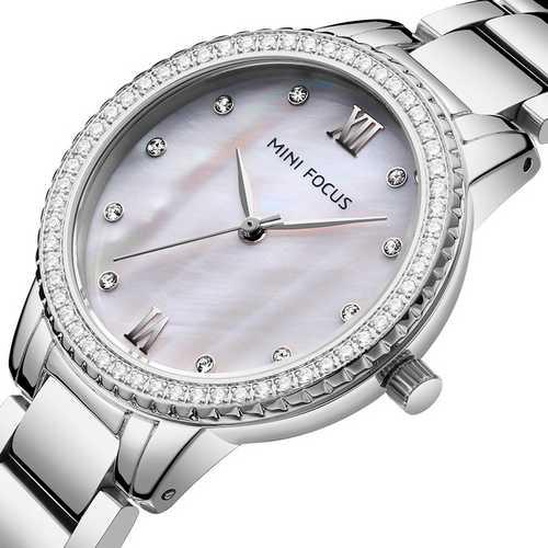 

Mini Focus MF0226L Silver-White Diamonds