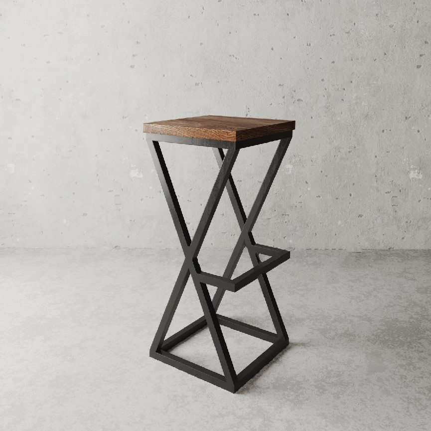 

Барный стул в стиле LOFT (Bar Stool - 53)