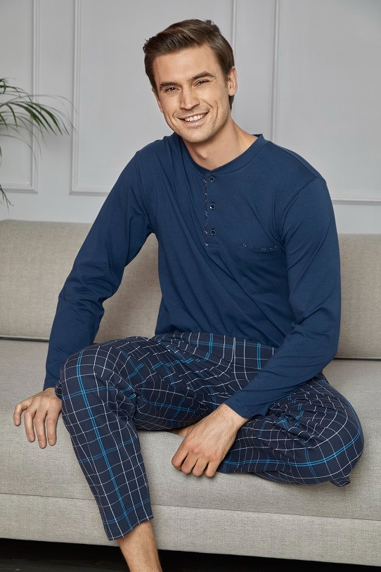 

Мужской домашний пижамный костюм ( пижама) Турция Kly pijama