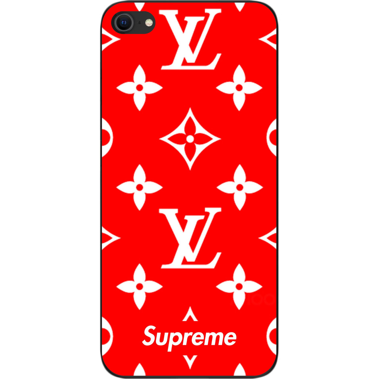 

Бампер силиконовый для iPhone SE 2020 с рисунком Supreme