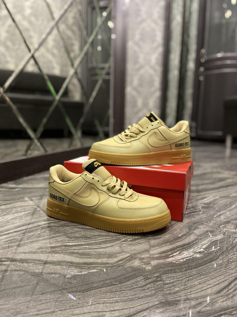 

Мужские кроссовки Nike Air Force 1 Gore-Tex Beige / Найк Аир Форс 1 Бежевые 44, Бежевый