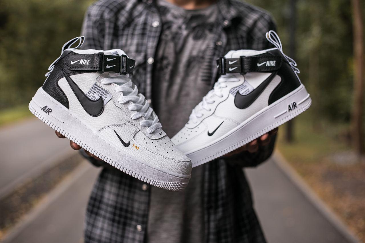 

Мужские кроссовки NIKE Air Force 1 White / Найк Аир Форс 1 Белые 45, Белый