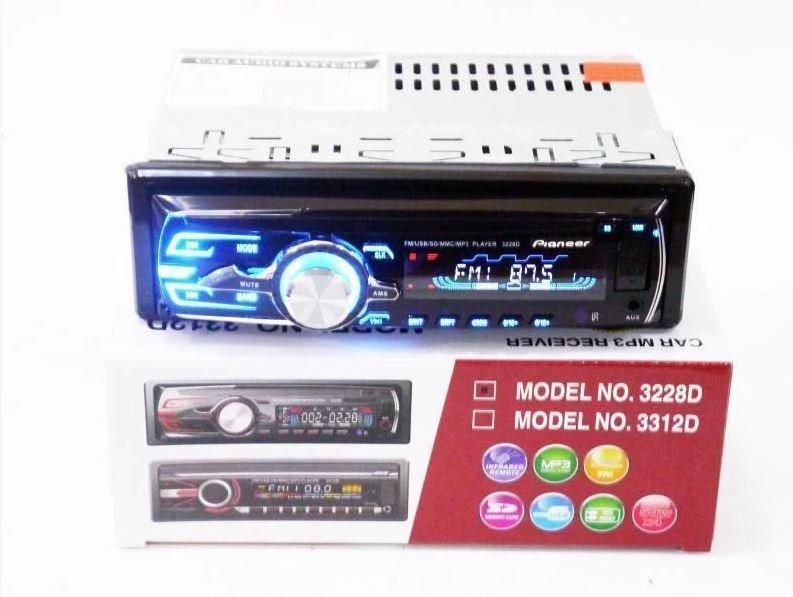 

Автомагнитола 1DIN MP3-3228D RGB