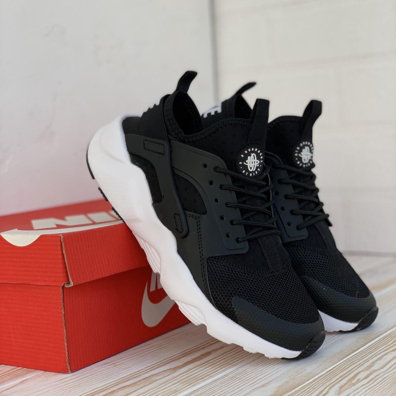 

Мужские кроссовки Nike Air Huarache Black / Найк Аир Хуарачи Черные 43, Черный