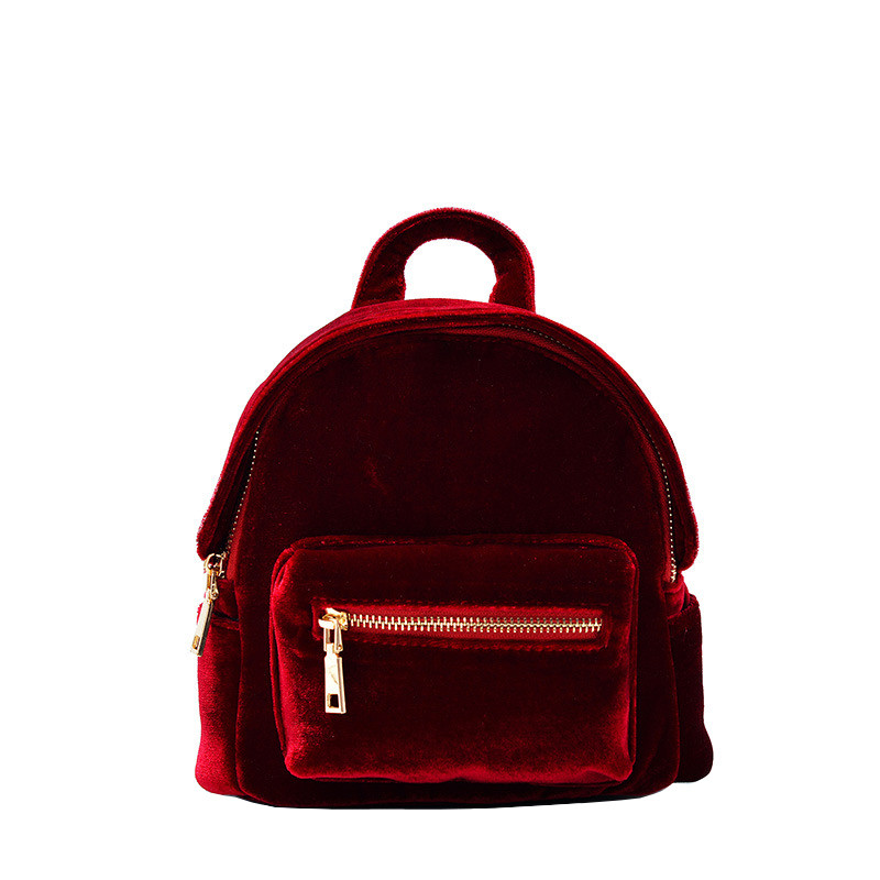 

Рюкзак Yvonne Velours Mini Red