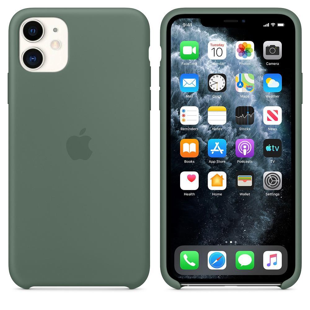 

Чехол Silicone Case OEM for Apple iPhone 11 Pine Green