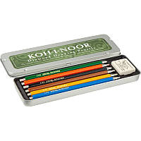 Набор цанговых карандашей Koh-i-Noor Diamond Pencils 6 шт с цветными грифелями