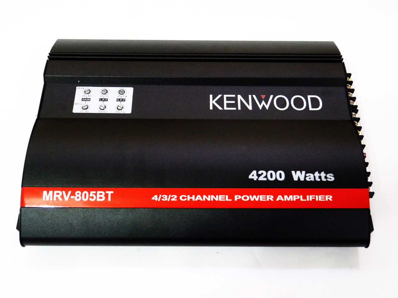 

Автомобильный усилитель звука Kenwood MRV-805BT + USB 4200Вт 4х канальный Bluetooth