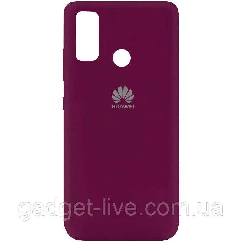 

Чехол Silicone Cover My Color Full Protective (A) для Huawei P Smart (2020), Бордовый / marsala