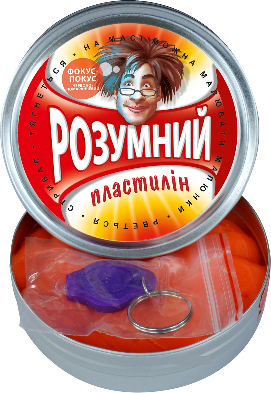 

Умный пластилин Thinking Putty Фокус-покус (ti21015, Красный