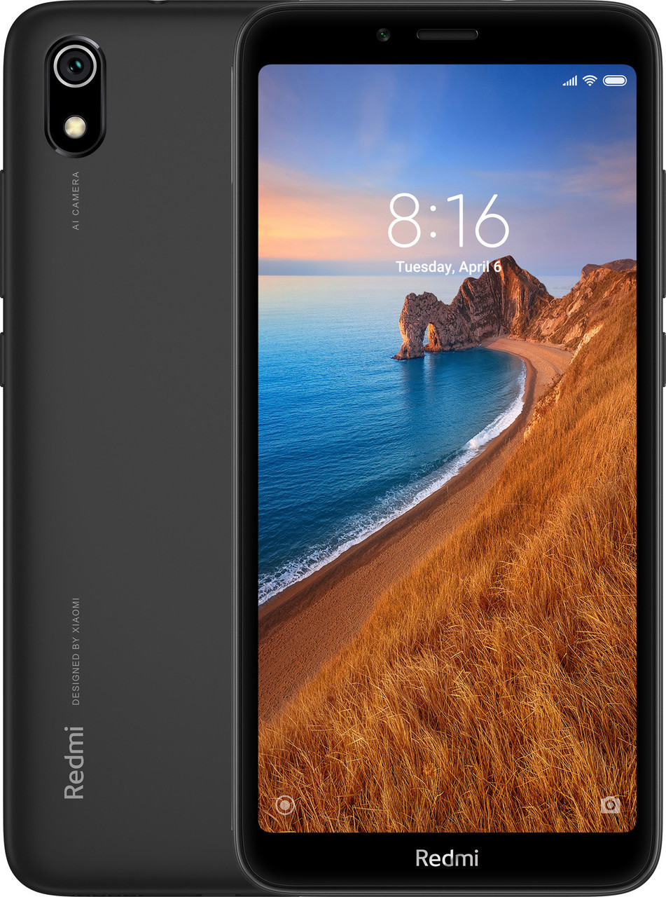 

Смартфон Xiaomi Redmi 7A 3/32Gb Matte Black, Черный