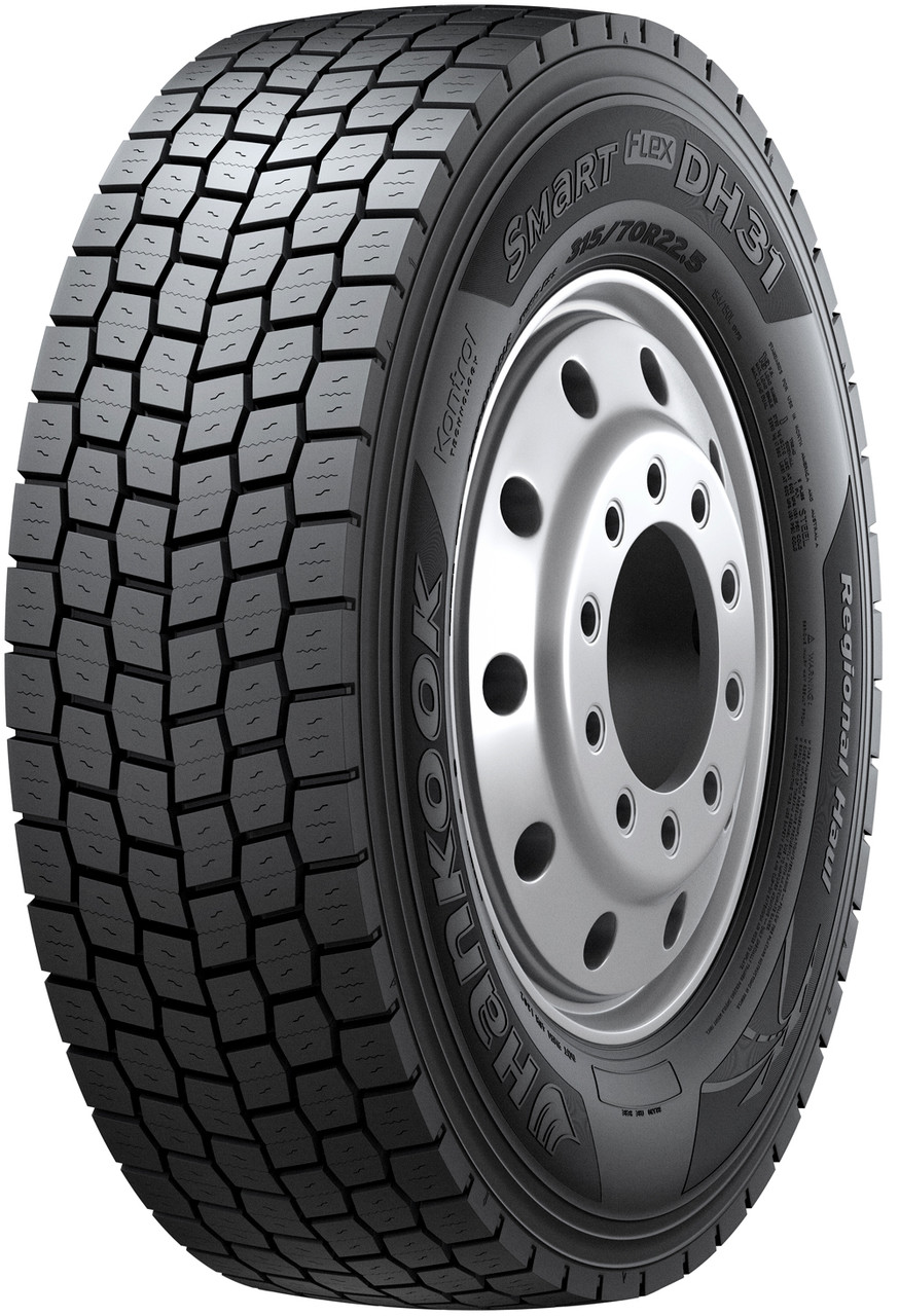 

Грузовые шины 315/80R22.5 Hankook Smart Flex DH31 (ведущая) 156/150 L