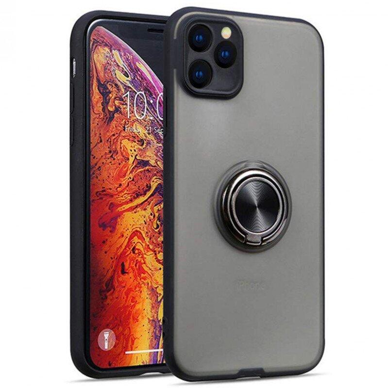 

TPU-PC чехол Deen Shadow Ring series для Apple iPhone 11 Pro (5.8") Черный (789571)