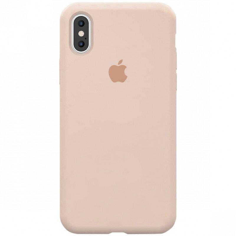 

Чехол Epik Silicone case для Apple iPhone X Pink Sand (761747, Розовый