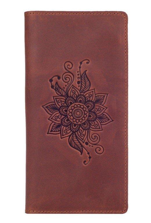 

Кожаное портмоне Hi Art Mehendi Classic WP-05-S19-1431-T006 Коричневый