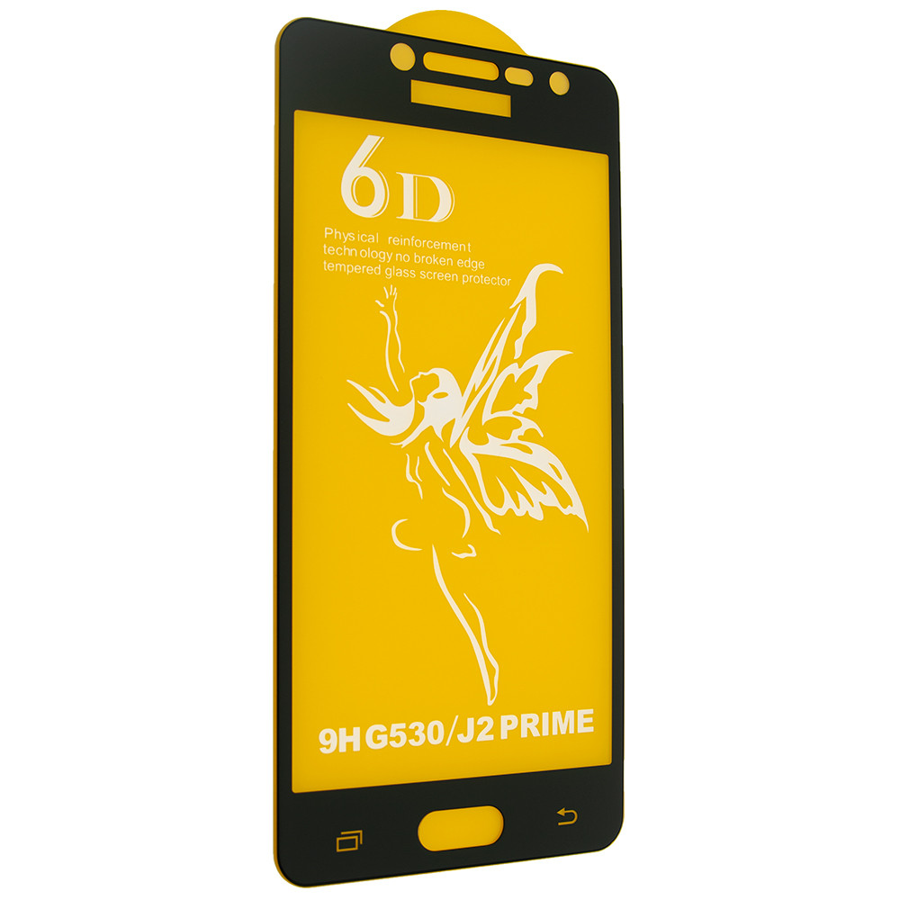 

Защитное стекло 6D Premium Glass 9H Full Glue для Samsung J2 Prime G530 G532 Black 00005809, КОД: 1258925, Черный