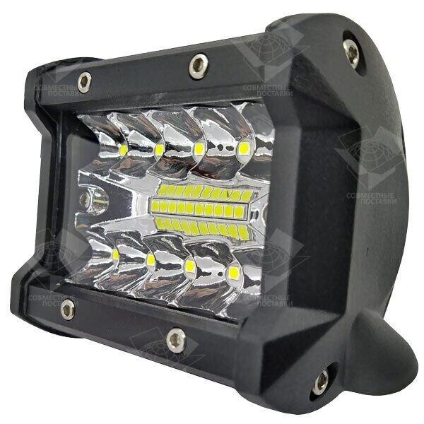 Дополнительная светодиодная фара комбинированного (гибридного) света 60W прямоугольная 10-30V