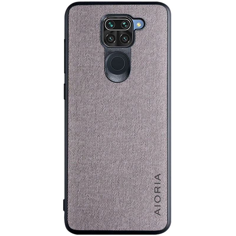 

Чехол AIORIA Textile PC+TPU для Xiaomi Redmi Note 9 / Redmi 10X Серый