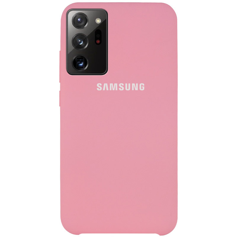 

Чехол Silicone Cover (AAA) для Samsung Galaxy Note 20 Ultra Розовый / Pink