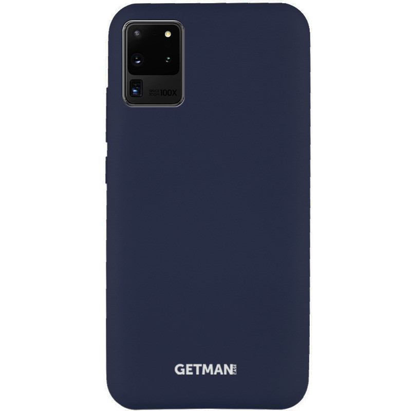 

Чехол Silicone Cover GETMAN for Magnet для Samsung Galaxy S20 Ultra Синий / Gray Cobalt