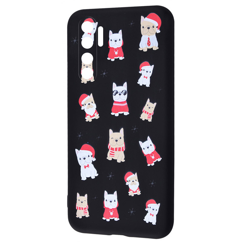 

TPU чехол WAVE Fancy для Xiaomi Mi Note 10 Lite, Dogs / black