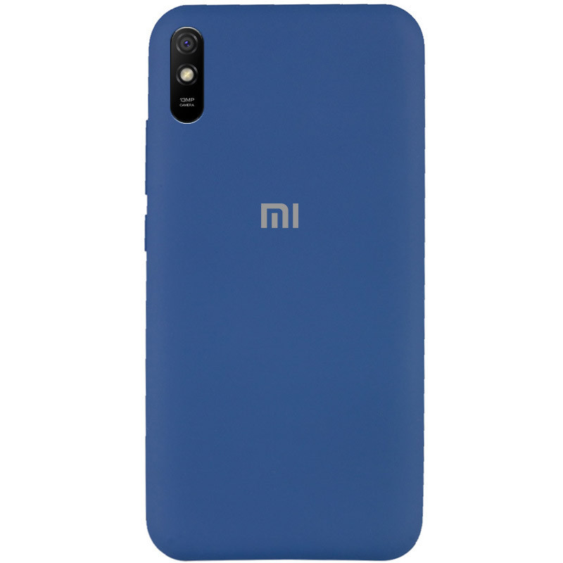 

Чехол Silicone Cover Full Protective (AA) для Xiaomi Redmi 9A Синий / Navy Blue