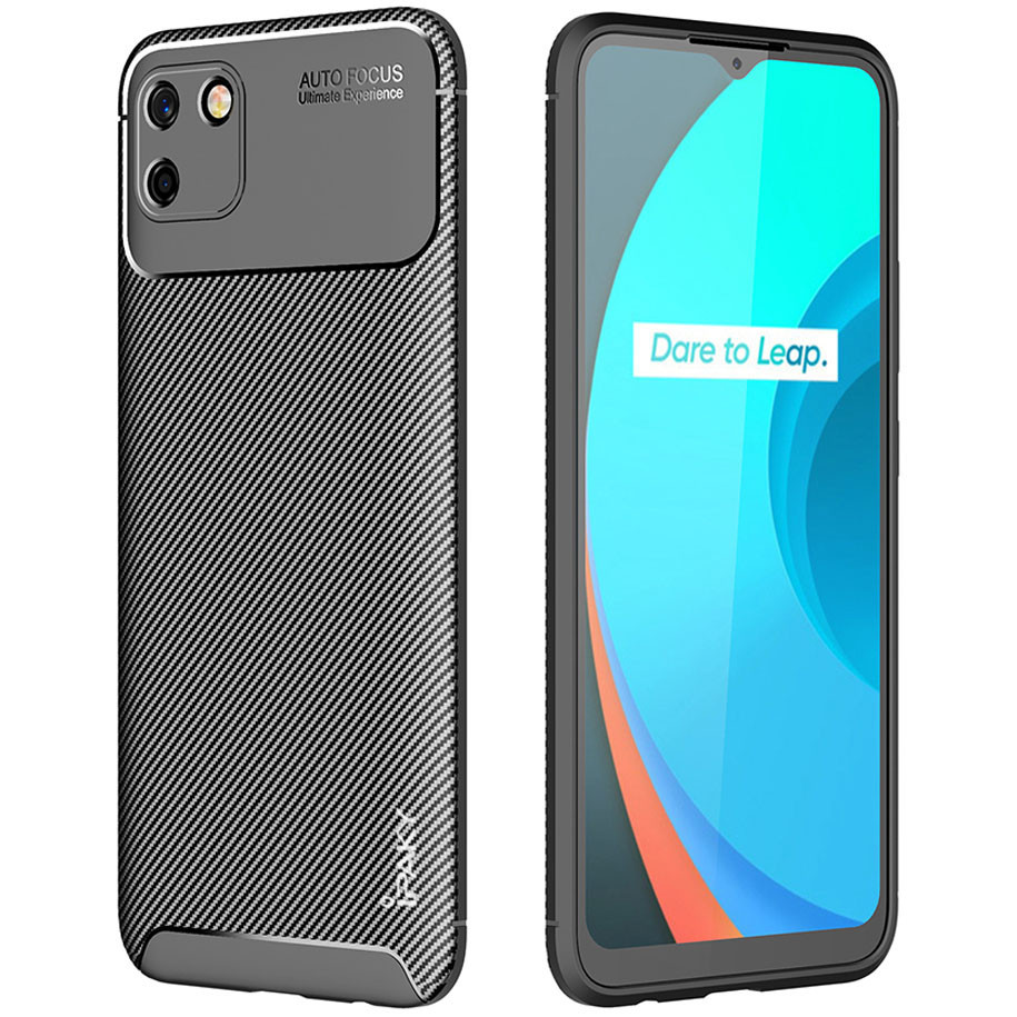 

TPU чехол iPaky Kaisy Series для Realme C11 Черный