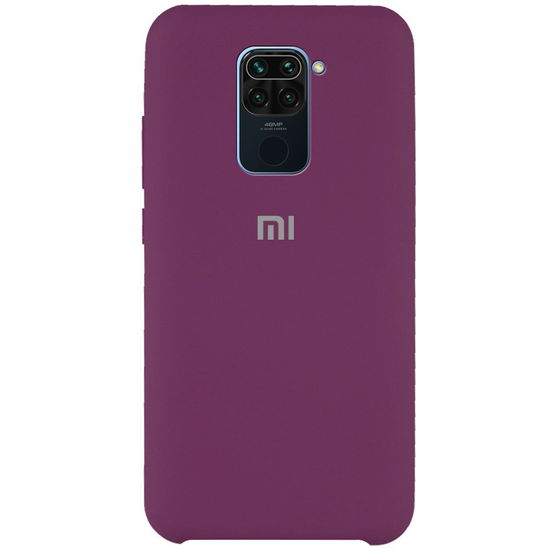 

Чехол Silicone Cover (AAA) для Xiaomi Redmi Note 9 / Redmi 10X Фиолетовый / Grape