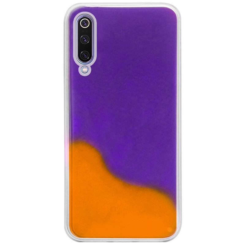 

Неоновый чехол Neon Sand glow in the dark для Xiaomi Mi 9 Фиолетовый / Оранжевый