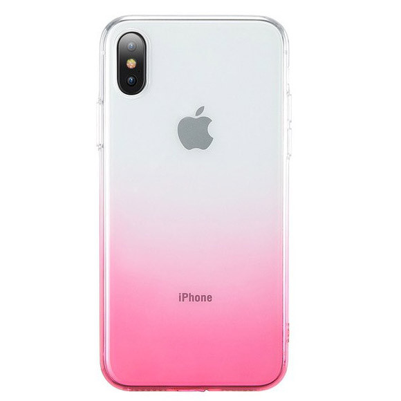 

Чехол Epik Ombre для Apple iPhone X / XS Розовый (715124