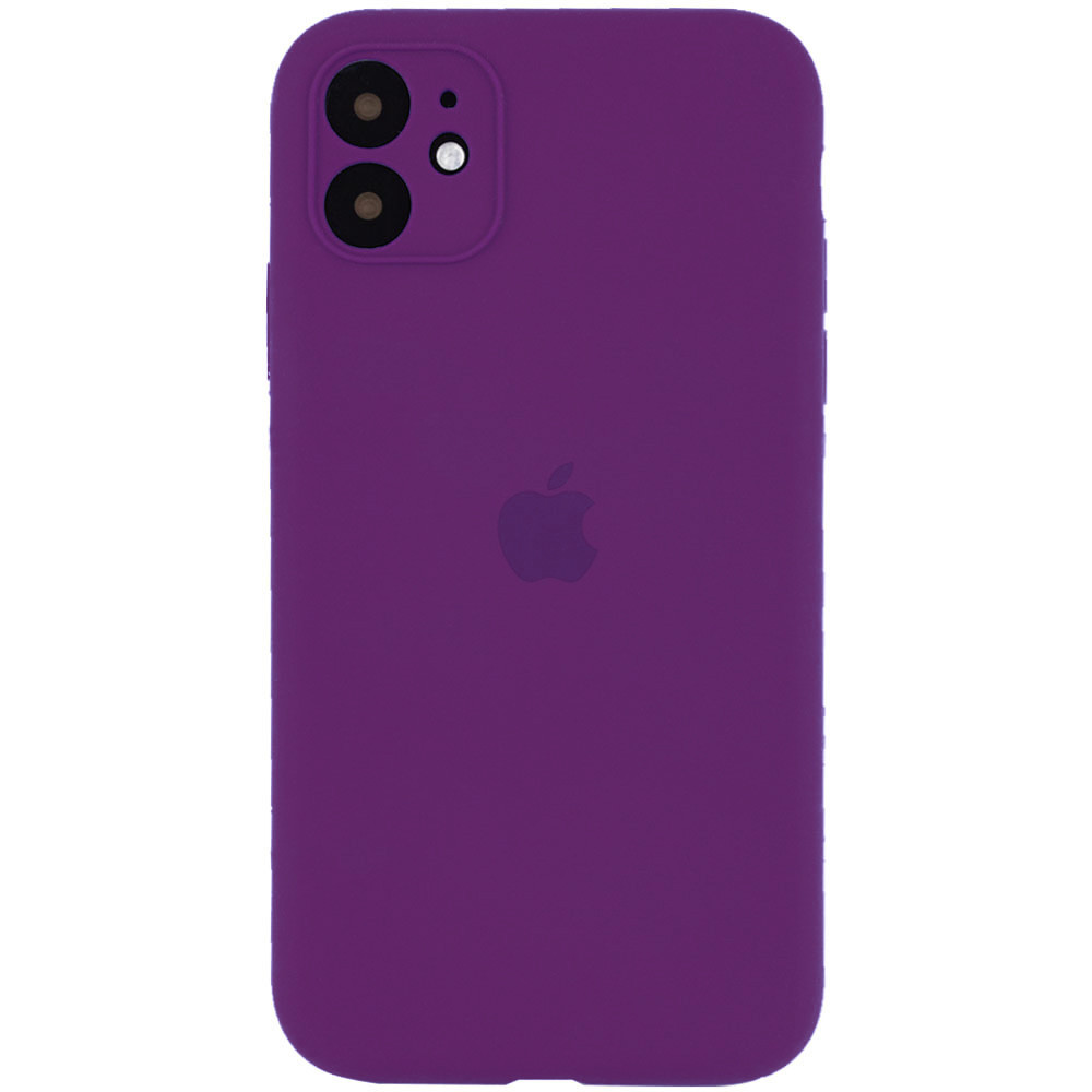 

Чехол Silicone Case Full Camera Protective (AA) для Apple iPhone 12 mini (5.4"), Фиолетовый / grape